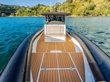 Huge fore and aft decks with 9' 6
